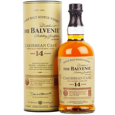 The Balvenie 14 Years Caribbean Cask Whisky - 70cl