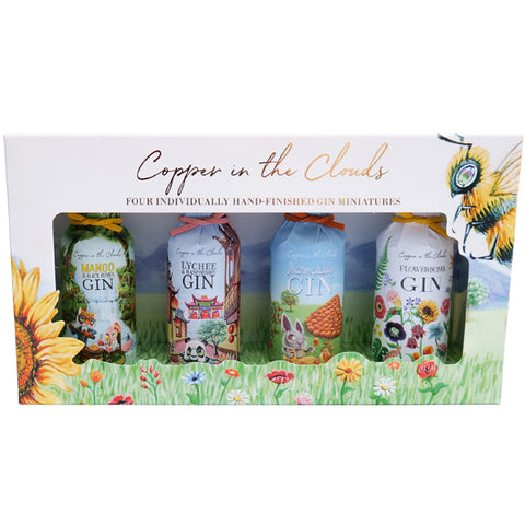 Copper in the Clouds Miniature GIn Set - 4x 5cl