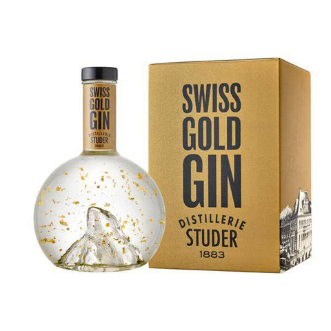 Studer Swiss Gold Gin mit echtem Goldflitter - 70cl | wein&mehr
