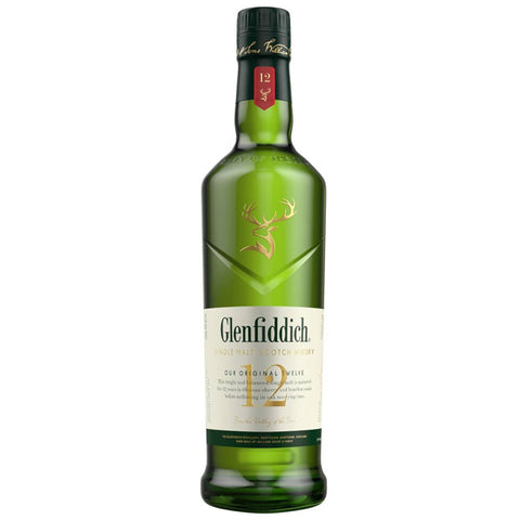 Glenfiddich 12 Years Single Malt Scotch Whisky - 70cl