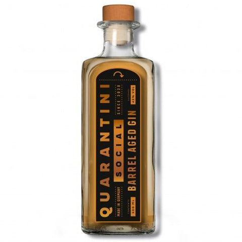 Quarantini Social Barrel Aged Gin - 50cl