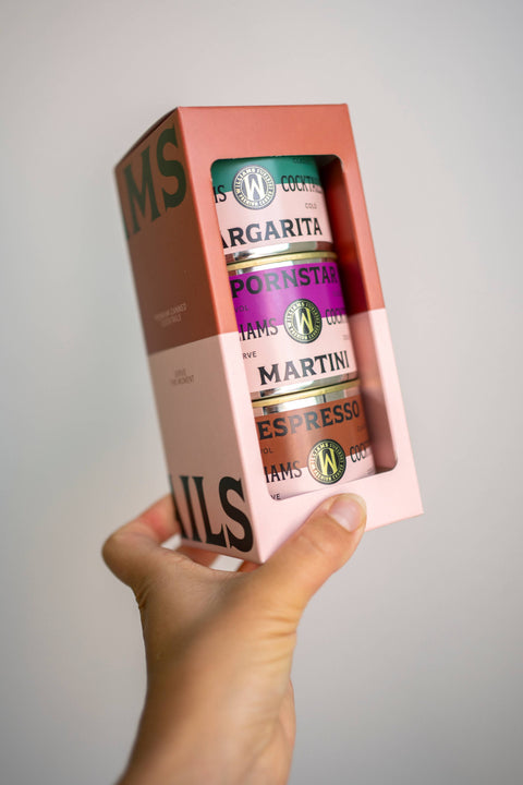 Williams Probierbox mit drei Fertigcocktails - 3x 130ml | Réka wein&mehr