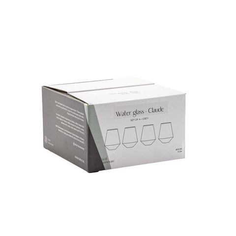 Wasserglas Claude | Weinglas | 400 ml | Grau: Glass | Réka wein&mehr