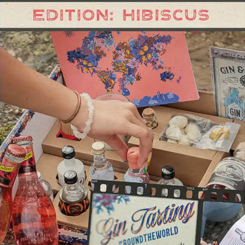 Gin Tasting-Set "Hibiscus" - 54cl