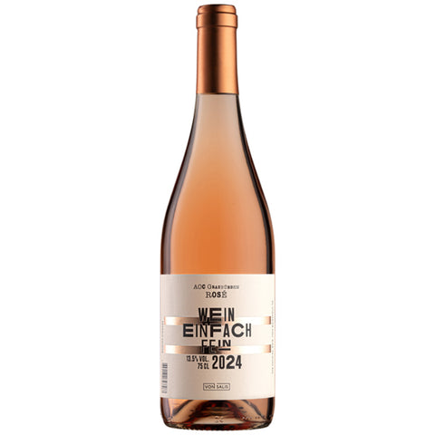 Wein einfach fein Rosé AOC Graubünden 2024 von Salis - 75cl